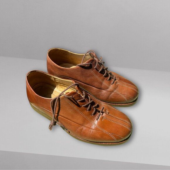 Florsheim Woen’s Oxford Dress Shoes – Brown Leather Lace-Up Formal Shoes Size 10 main image 5